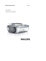 Philips AZ1133 CD Soundmachine User manual