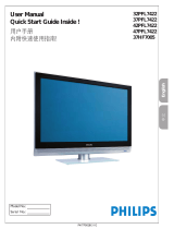 Philips 37PFL7422 User manual