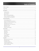 Optoma EP774 User manual