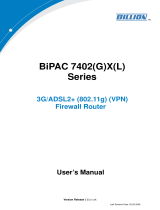 Billion BiPAC 7402(G)X(L) Series User manual