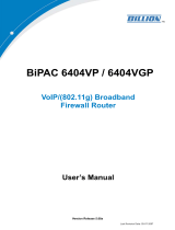 Billion BiPAC 6404VP User manual