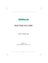 ASROCK M3A790GXH128M User manual