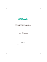 ASROCK 939N68PV-GLAN/M/ASR User manual