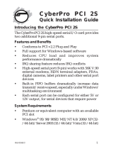 SIIG CyberPro PCI 2S Installation guide