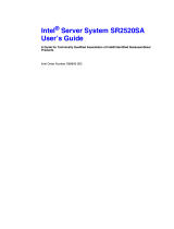Intel SR2520SAX - Server System - 0 MB RAM User manual
