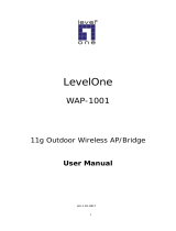 LevelOne WAP-1001 11g Wireless Outdoor Access Point User manual
