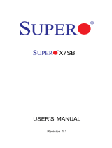 Supermicro X7SBI User manual
