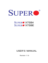 Supermicro MBD-X7SB4-B User manual