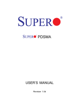 Supermicro PDSMA User manual