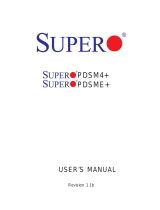 Supermicro PDSM4+ User manual