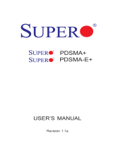 Supermicro PDSMA+ User manual