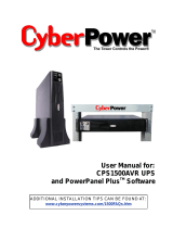 CyberPower CPS1500AVR User manual