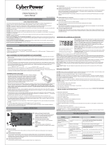 CyberPower CP825LCD User manual