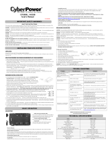 CyberPower CP550SLG User manual