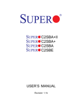 Supermicro C2SBA User manual