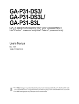 Gigabyte GA-P31-S3L User manual