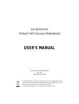 Gigabyte GA-5EXSH-RH User manual