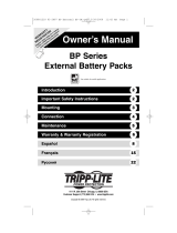 Tripp Lite BP24V34 Owner's manual