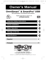 Tripp Lite OmniSmart Line Interactive UPS System Owner's manual