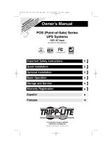 Tripp Lite POS500 User manual