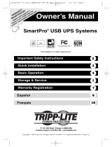 Tripp Lite Smart line interactive USB UPS System Owner's manual