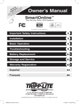 Tripp Lite SU3000XLNAFTA Owner's manual