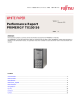 Fujitsu PRIMERGY TX150 Torre Datasheet