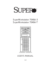 Supermicro SuperWorkstation 7046A-T User manual