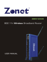 Zonet ZSR4124WE User manual