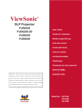 ViewSonic PJD6230 User manual