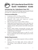 Sigma DP CyberSerial Dual PCI RJ Installation guide