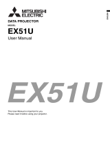 Mitsubishi EX51U User manual