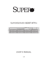 Supermicro 6026T-NTR+ User manual
