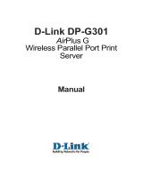 D-Link AirPlus G DP-G301 User manual