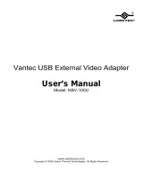 Vantec NBV-100U User manual