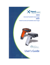 Hand Held Products 3800i Industrial Handheld Linear Imager - 3800r Retail/Commercial Handheld Linear Imager User manual