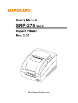 BIXOLON SRP-275C User manual