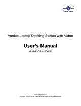 Vantec Laptop Docking Station User manual