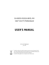 Gigabyte GA-6KIEL-RH User manual