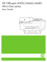 HP Officejet J4500/J4600 All-in-One Printer series User manual