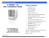 G-Technology 750GB G-Speed eS Installation guide