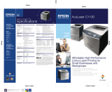 Epson Aculaser C1100 Datasheet