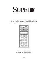 Supermicro SuperServer 7046T-NTR+ User manual
