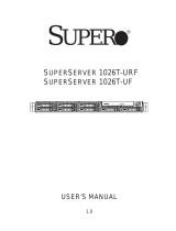 Supermicro SuperServer 1026T-UF User manual