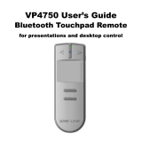 SMK-Link Bluetooth Touchpad Remote User guide