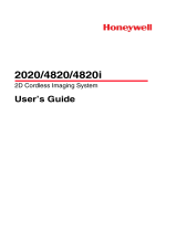 Honeywell 4820 Cordless Area Imager User manual