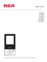 RCA SL5004 - Lyra Slider 4 GB Digital Player User manual
