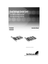 StarTech.com PCI8S650DV User manual