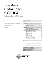 Eizo COLOREDGE CG301W User manual