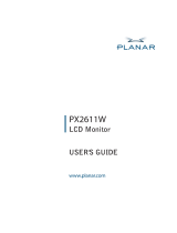 Planar Systems PX2611W User manual